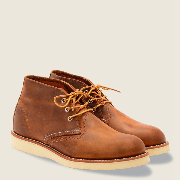 Zapatos Red Wing Heritage Hombre Marrom - Work - Chukkar Rough & Tough Cuero - 418-ZNCQXD